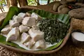 Taro with coconut milk