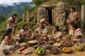 San Agustín Culture Funerary Feast, Colombia