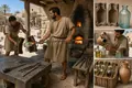 Roman Glass Bottles Expand Liquid Storage