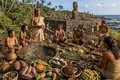 Rapa Nui Ahu Construction Feast, Easter Island