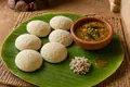 Idli with sambar