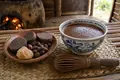 Filipino tablea hot chocolate