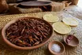 Toasted grasshoppers