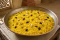 Sweet saffron rice pudding