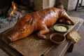 Spanish roast suckling pig