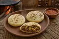 Stuffed Salvadoran corn cake