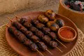Peruvian beef-heart skewers