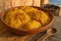 Yellow coconut sweet