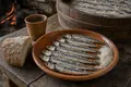 Salted anchovies