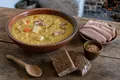 Danish yellow pea soup