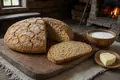 Estonian barley quick bread