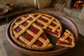 Jam lattice tart