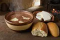 Bogotá hot chocolate with cheese