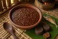 Filipino chocolate rice porridge