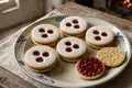Linzer sandwich cookies