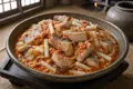 Fermented pollock with grain