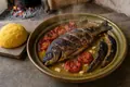 Romanian fish saramură