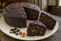 Caribbean black fruit cake