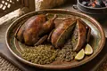 Stuffed pigeon