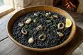 Black risotto