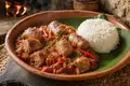Sausage rougaille