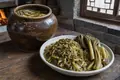 Preserved mustard greens