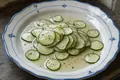 Scandinavian quick-pickled cucumber