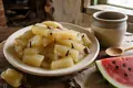Pickled watermelon rind