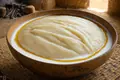 Fermented maize-and-yogurt pudding
