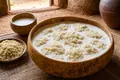 Millet-and-yogurt pudding