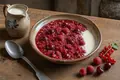 Northern German red berry pudding