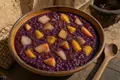 Peruvian purple-corn pudding