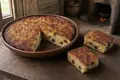 Surinamese cassava-coconut pudding cake