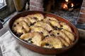 British bread and butter pudding