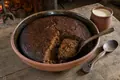 New England cornmeal molasses pudding