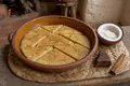 Venezuelan coconut-corn pudding