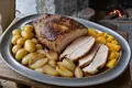 Swiss veal roast