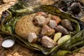 Vanuatu earth-oven pork
