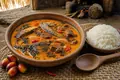 Palm butter soup
