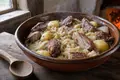 Lithuanian pork and sauerkraut stew