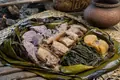 Mumu pork and greens