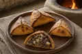 Kyrgyz baked meat pastry