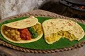 Mauritian split-pea flatbread wrap