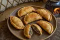 Mongolian fried meat pastry