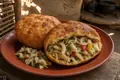 Saint Lucian bakes with saltfish