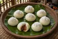 Palm-sugar sticky-rice balls