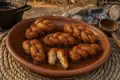 Southern African syrup-plait pastry