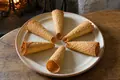 Norwegian rolled wafer cookie