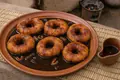 Peruvian pumpkin-sweet-potato doughnuts