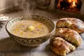 Uzbek milk tea